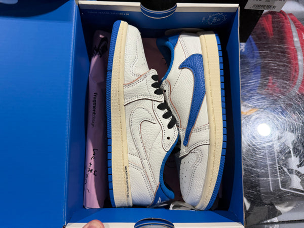Air Jordan 1 Low OG SP x Travis Scott PS - Sail Military Size 1.5Y