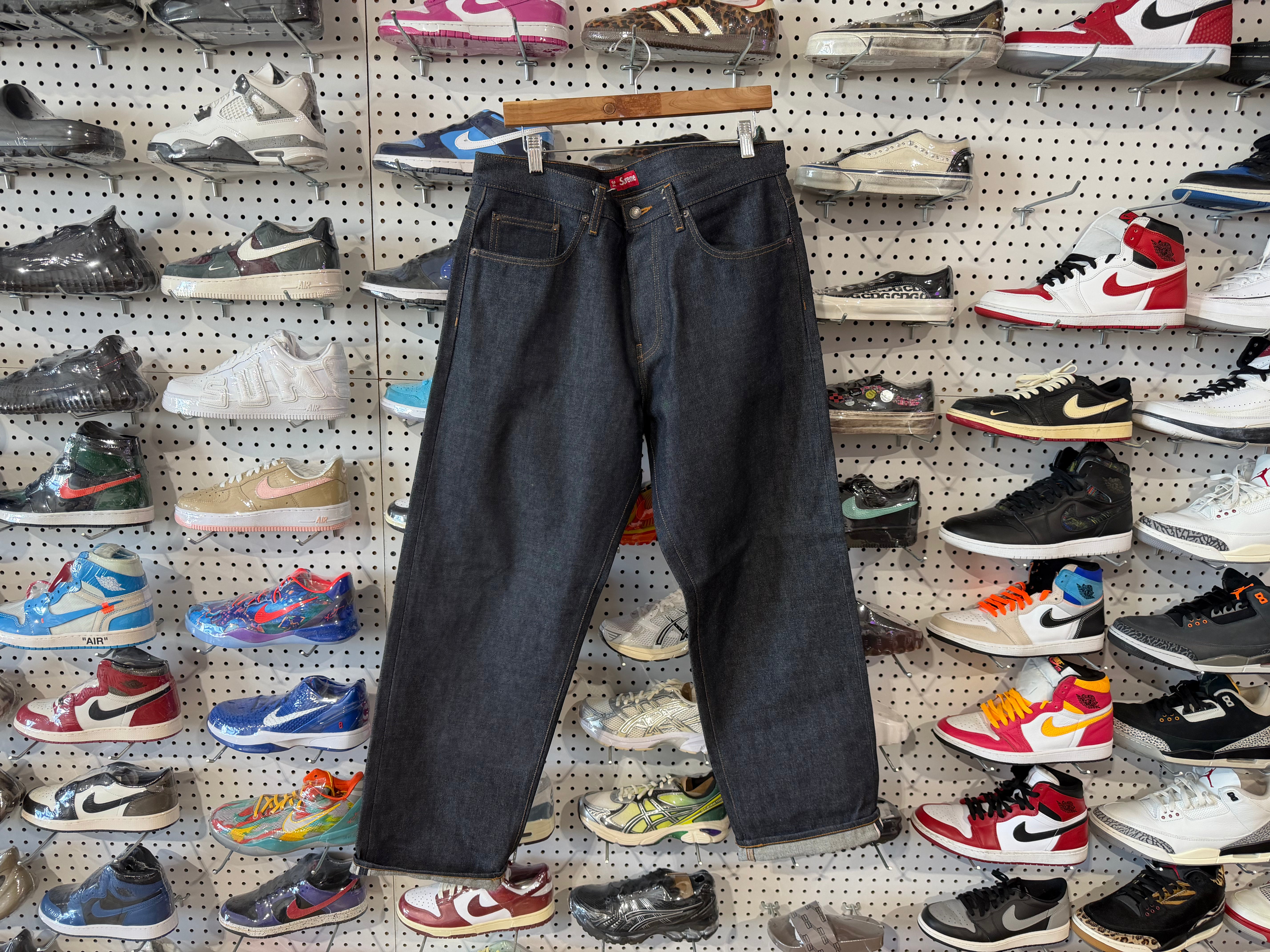 NEW Supreme Selvedge Denim - Dark Indigo Size 34