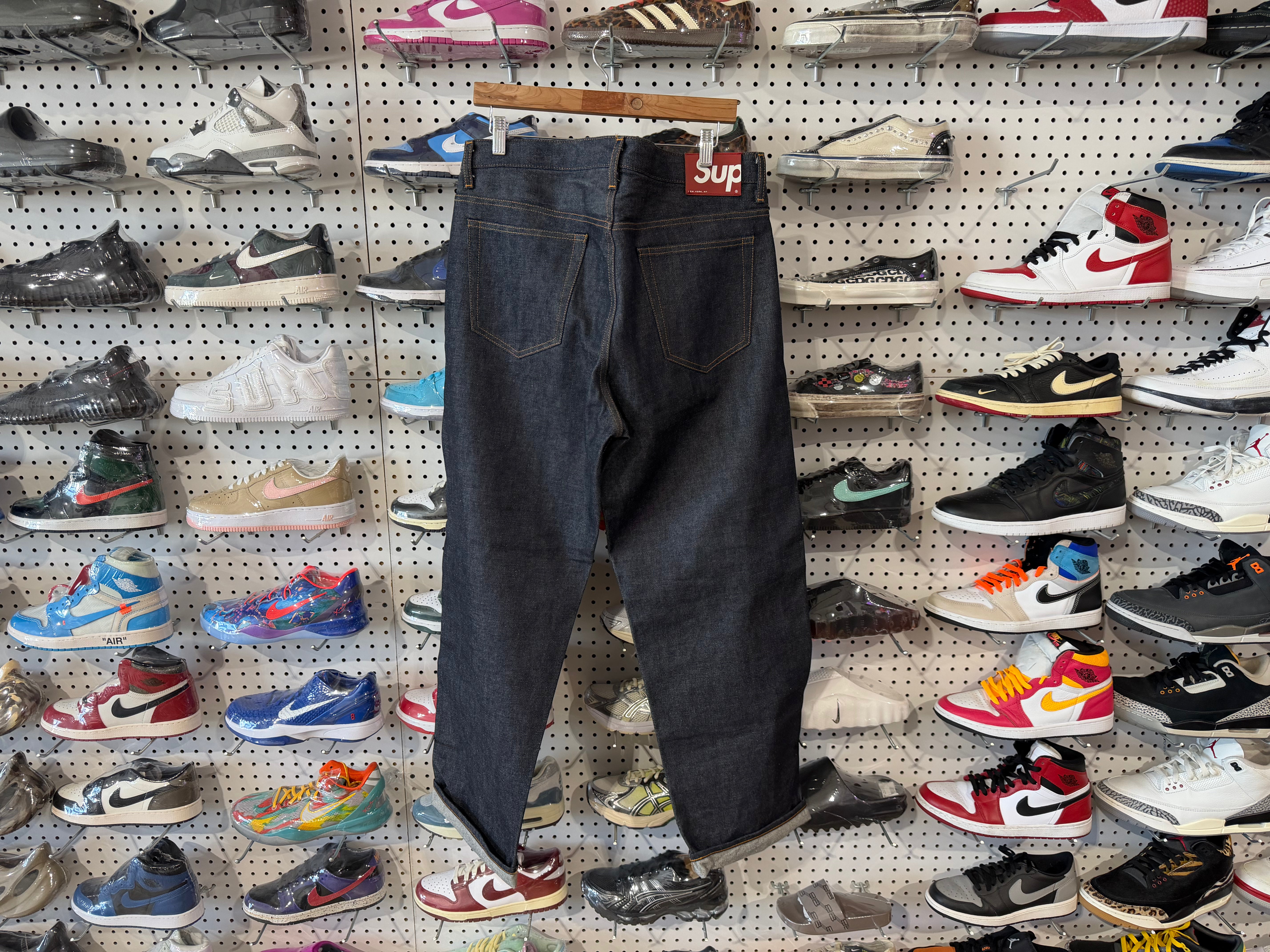 NEW Supreme Selvedge Denim - Dark Indigo Size 34