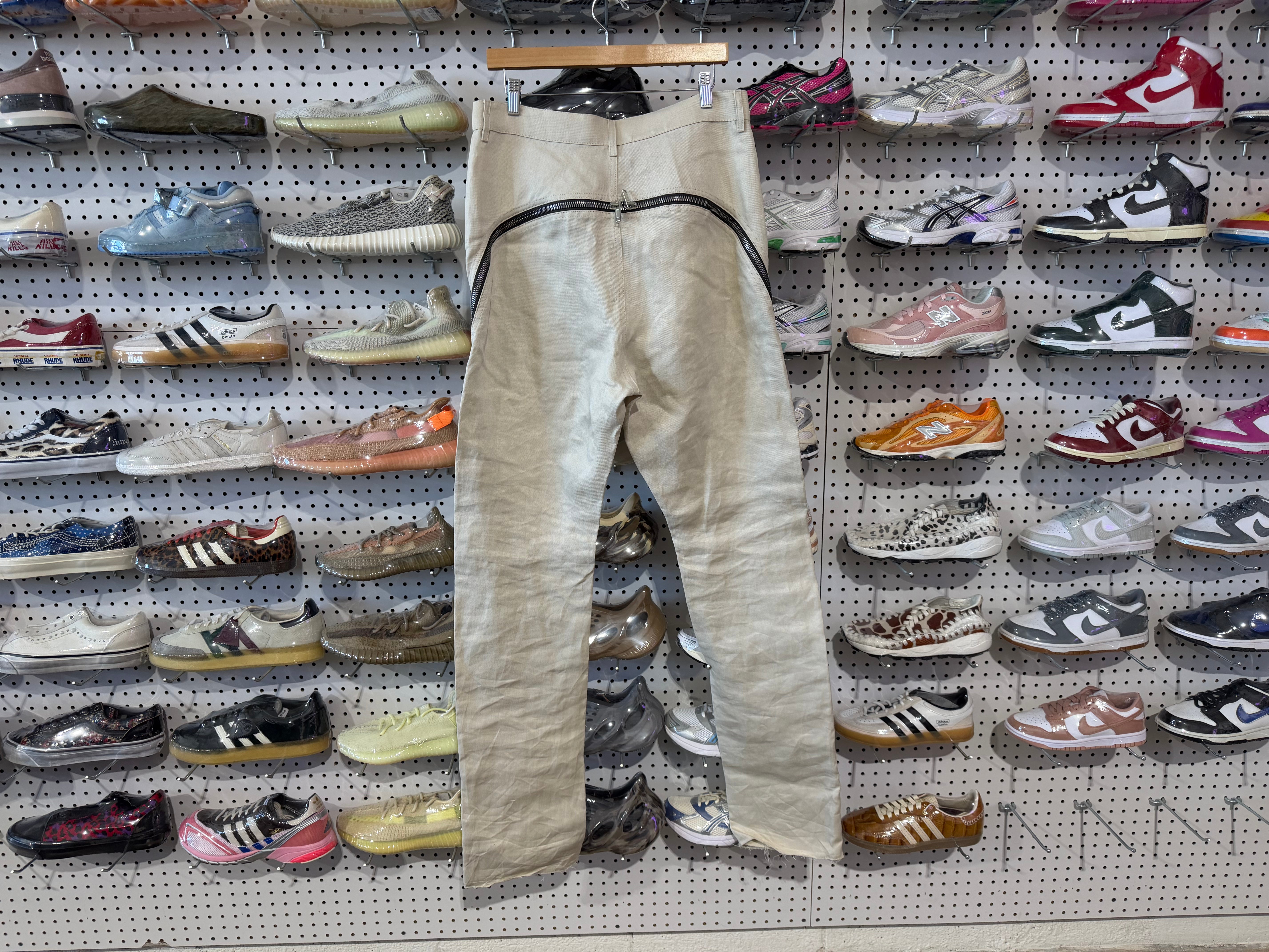 NEW Rick Owens Woven Pants - Bolan Banana Size 32