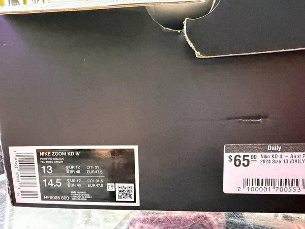 Nike KD 4 - Aunt Pearl 2024 Size 13