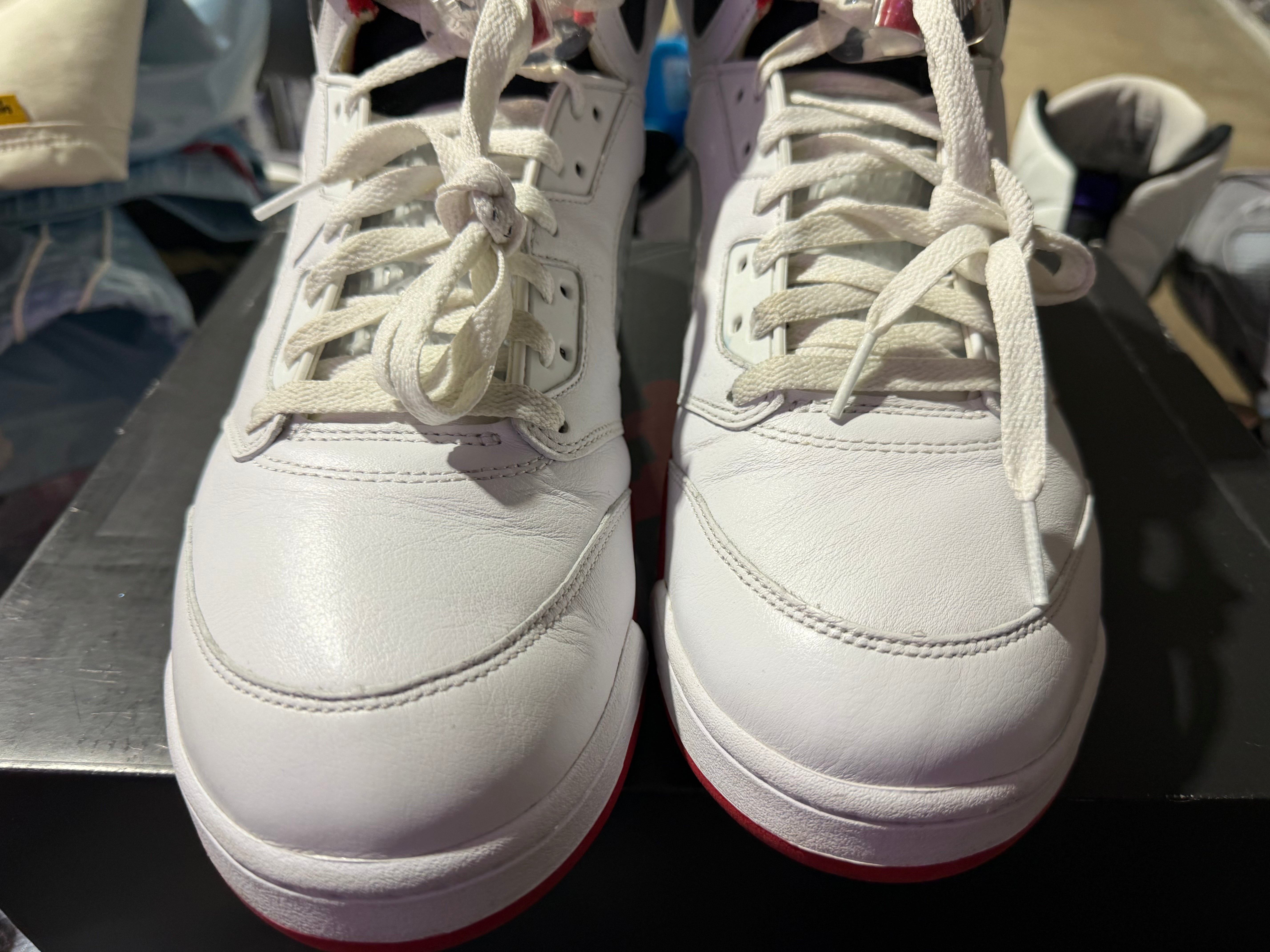 Air Jordan 5 Retro - Fire Red Black Tongue Size 13