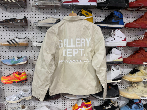 NEW Gallery Dept. Zip Work Jacket - Cream Size Medium