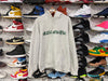 USED Supreme Old English Hoodie - Grey / Green Size Large