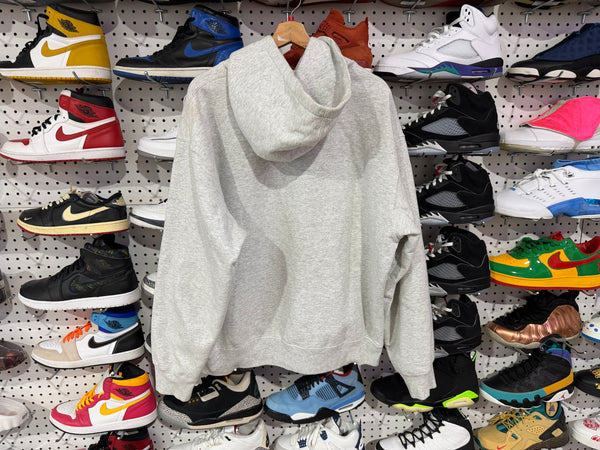 USED Supreme Old English Hoodie - Grey / Green Size Large