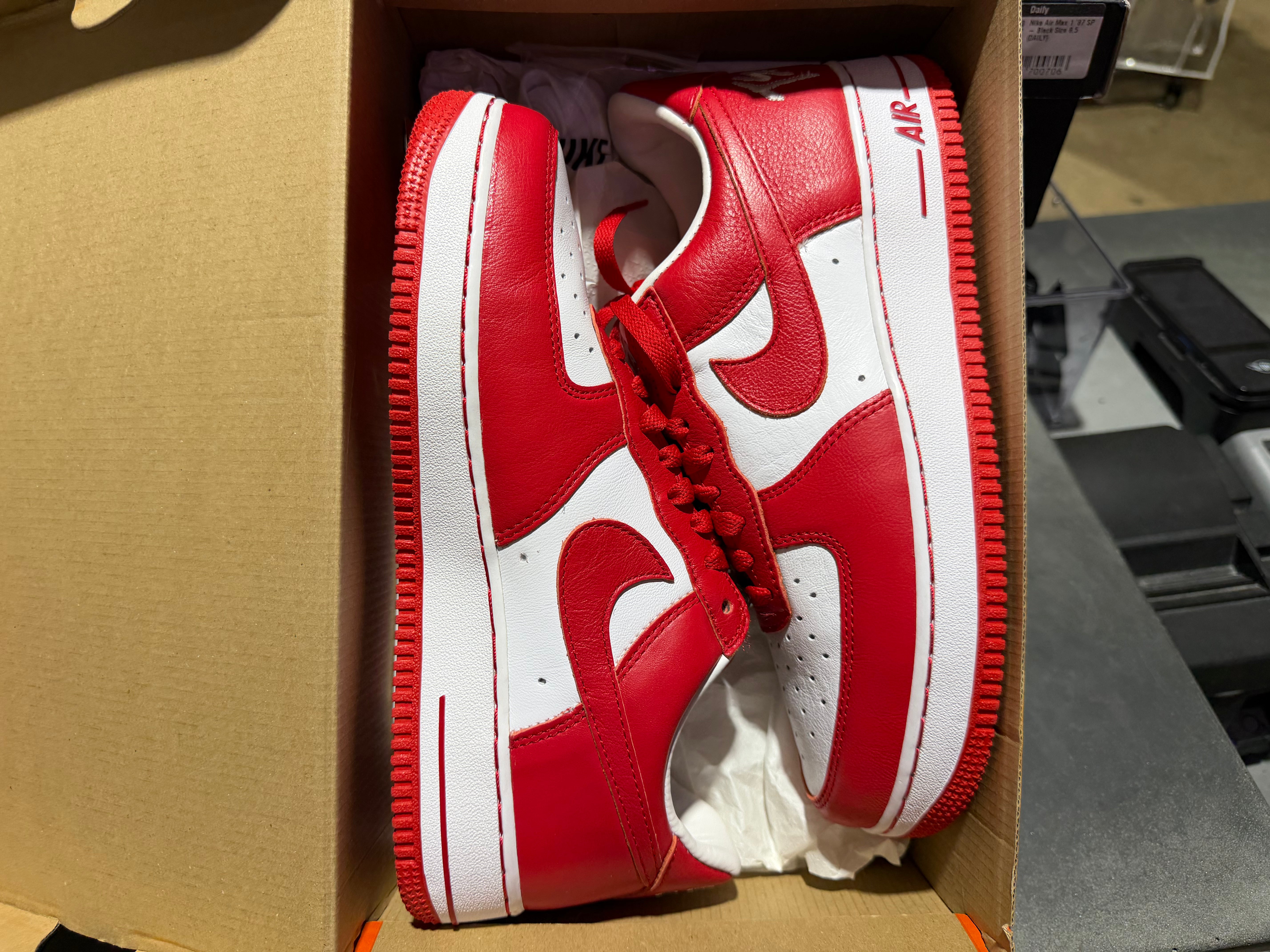 Air Jordan 1 Low TS x Terror Squad - Red/White Size 8.5
