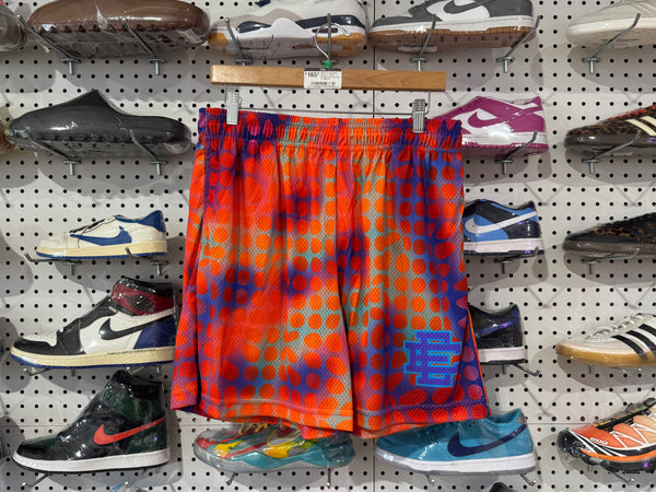 NEW Eric Emanuel Shorts - Multi Blue/Orange Spot Size XL
