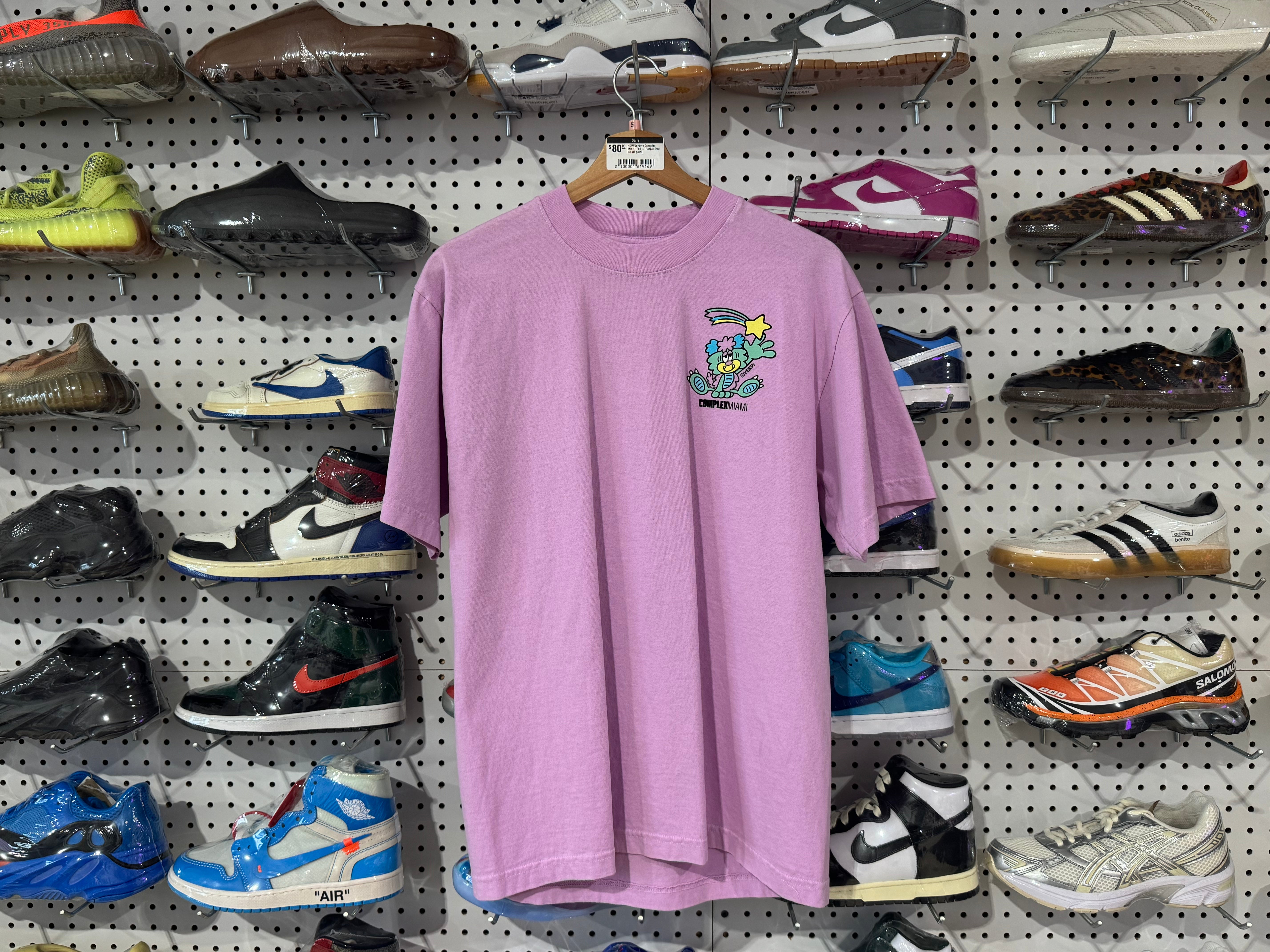 NEW Verdy x Complex Miami Tee - Purple Size Small