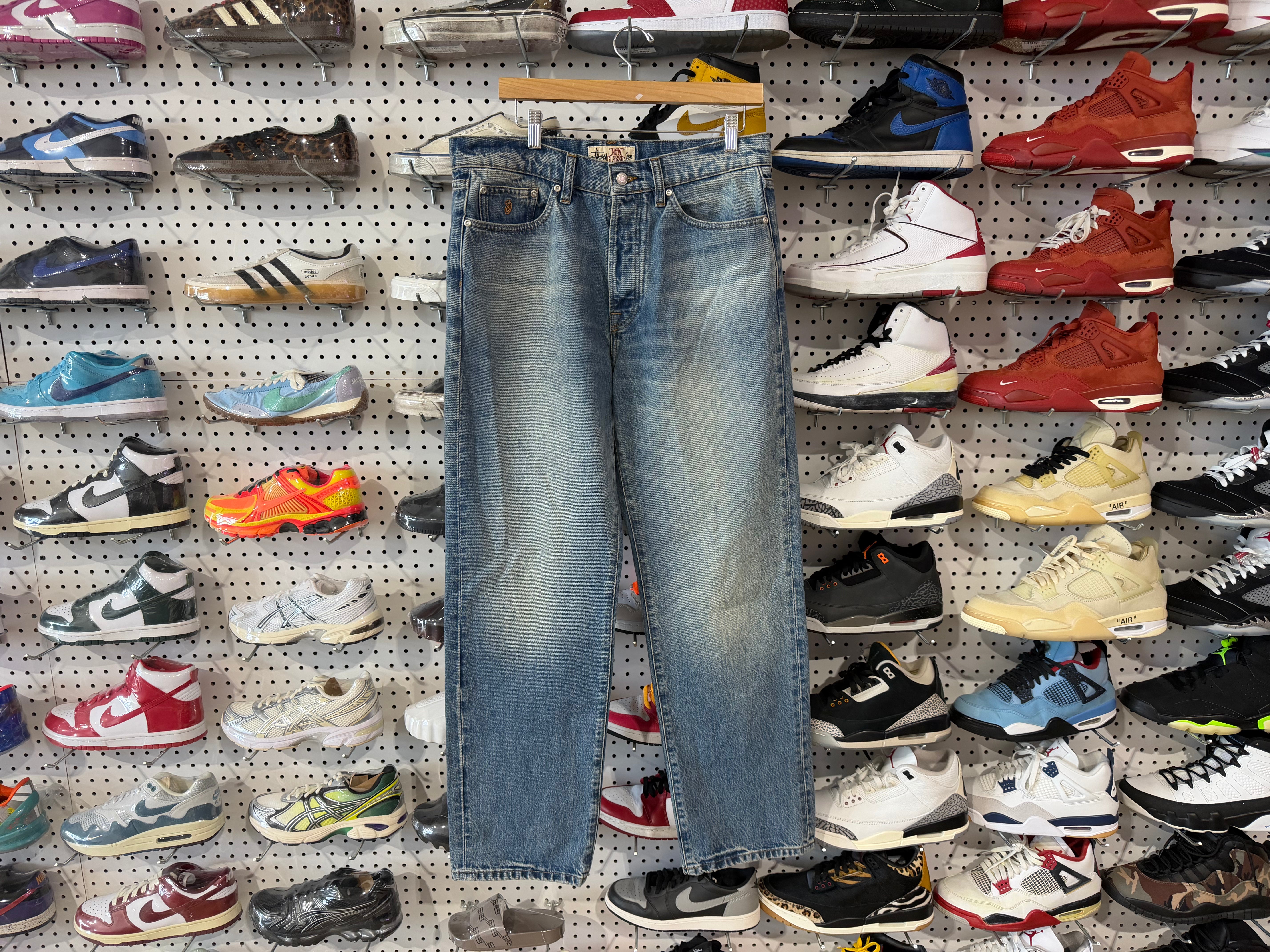 NEW Stussy New Classic Jeans - Light Wash Size 32
