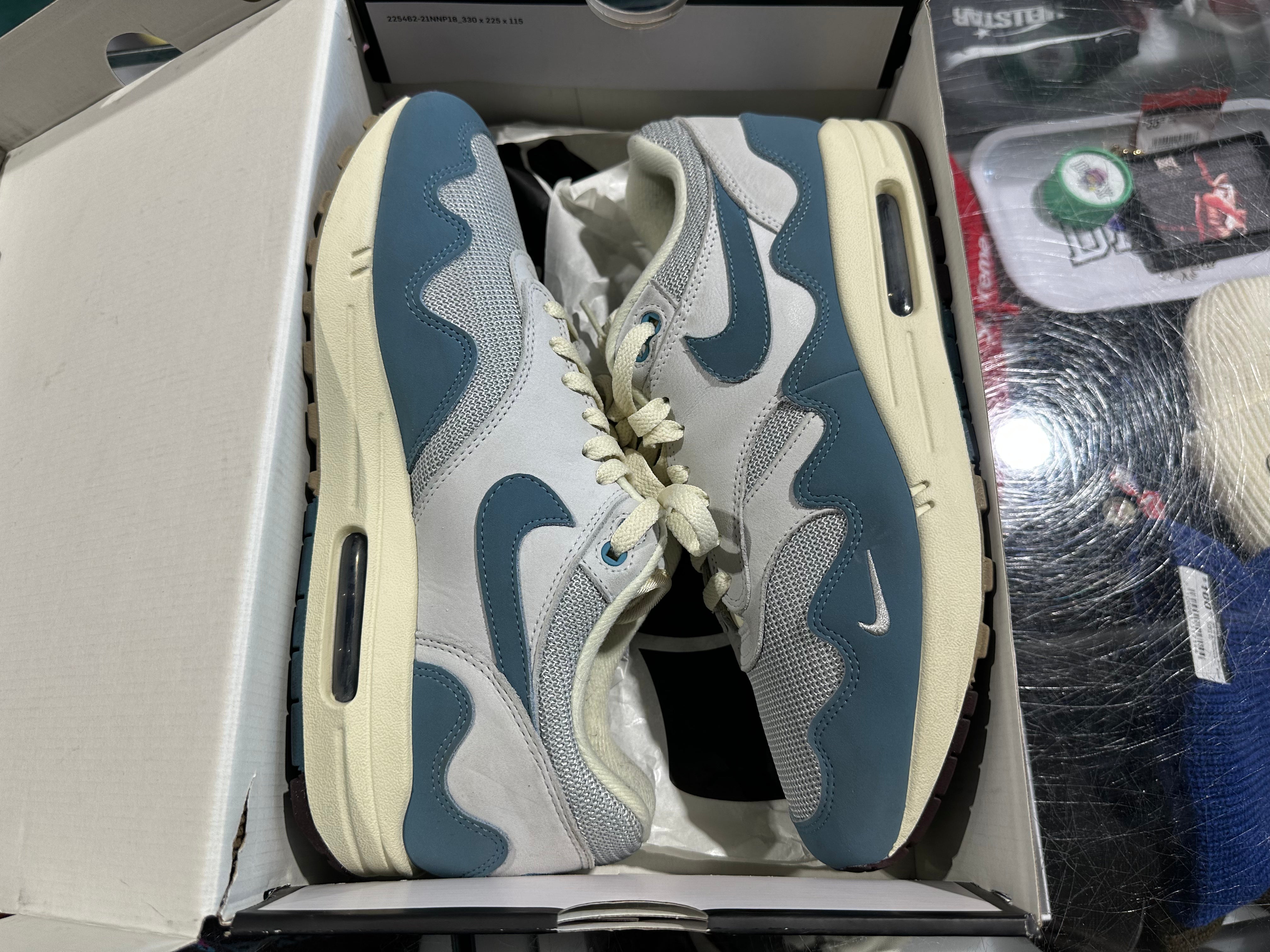 Nike Air Max 1 Patta - Waves Noise Aqua Size 10.5