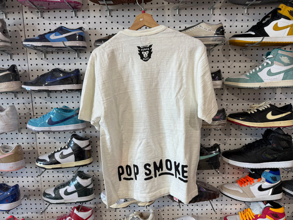 USED Human Made x Pop Smoke Shirt - White Size Large