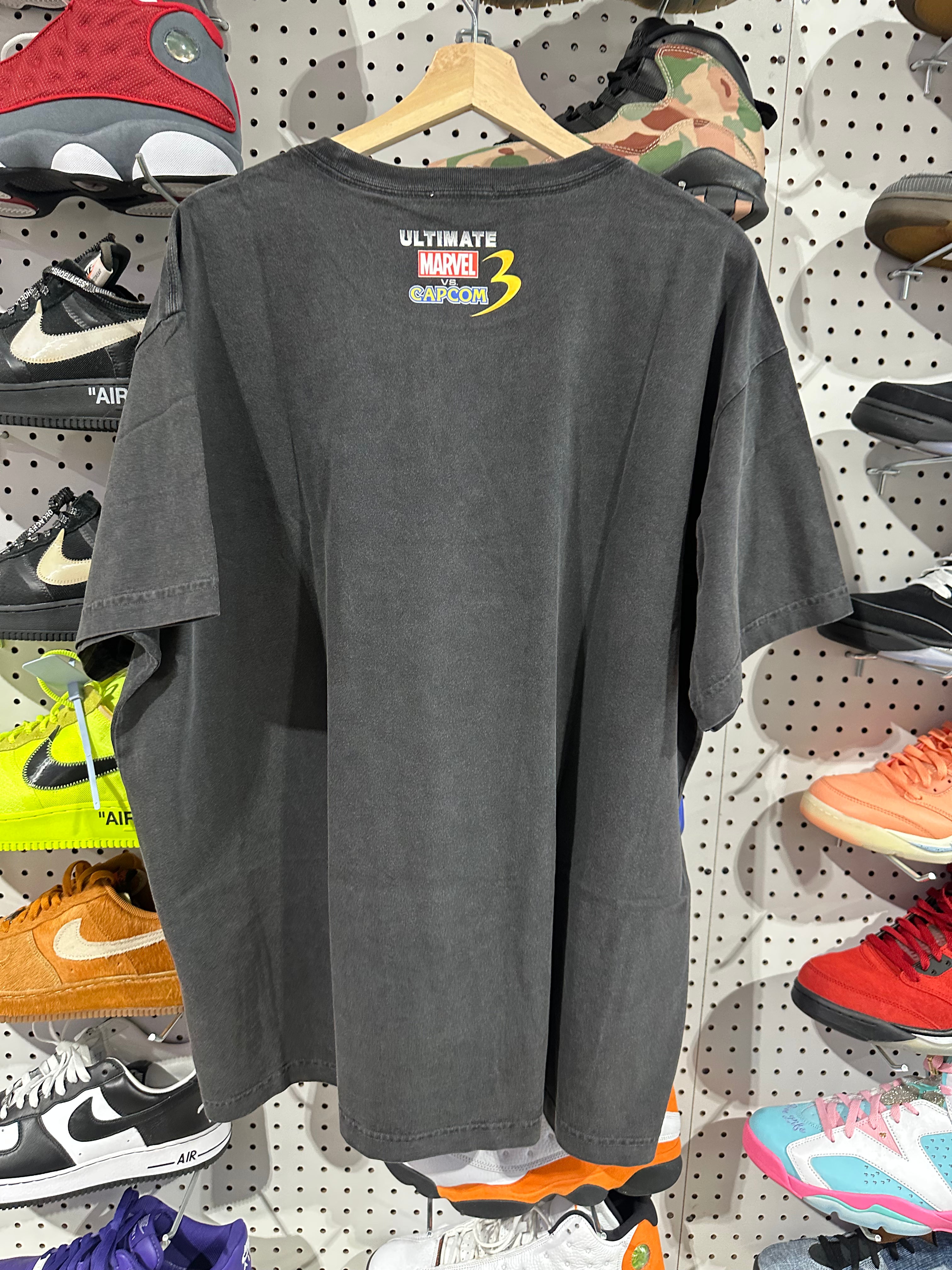 NEW Kith x Marvel vs. Capcom Ultimate Vintage Tee - Black Size XXL