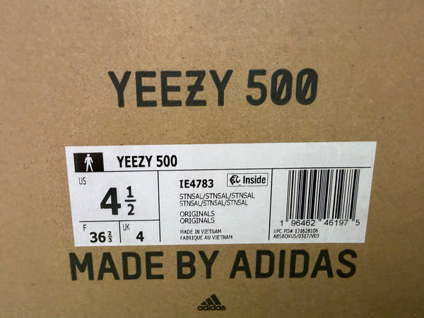 Adidas Yeezy 500 - Stone Salt Size 4.5
