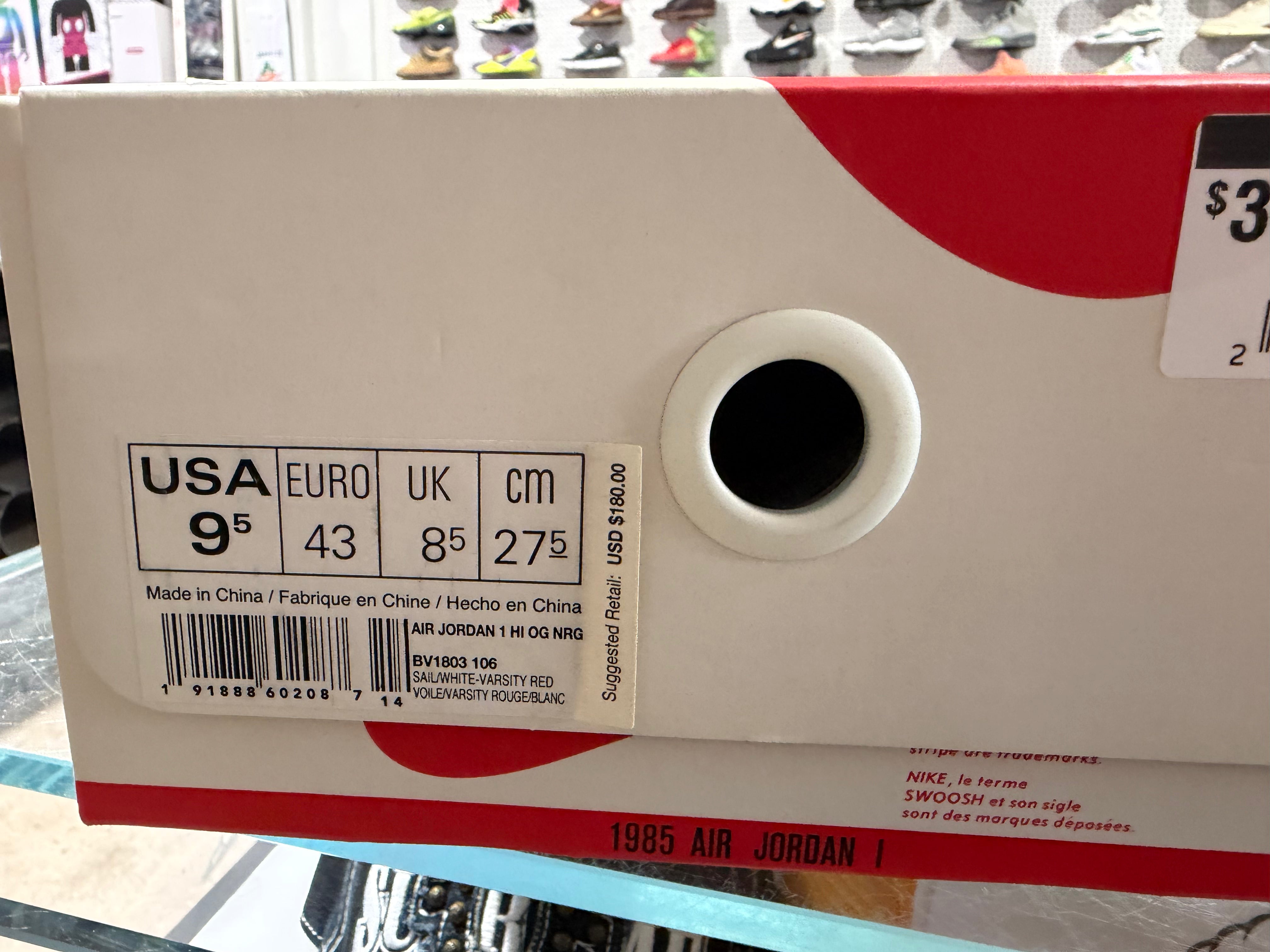 Air Jordan 1 Retro High - Nigel Sylvester Size 9.5