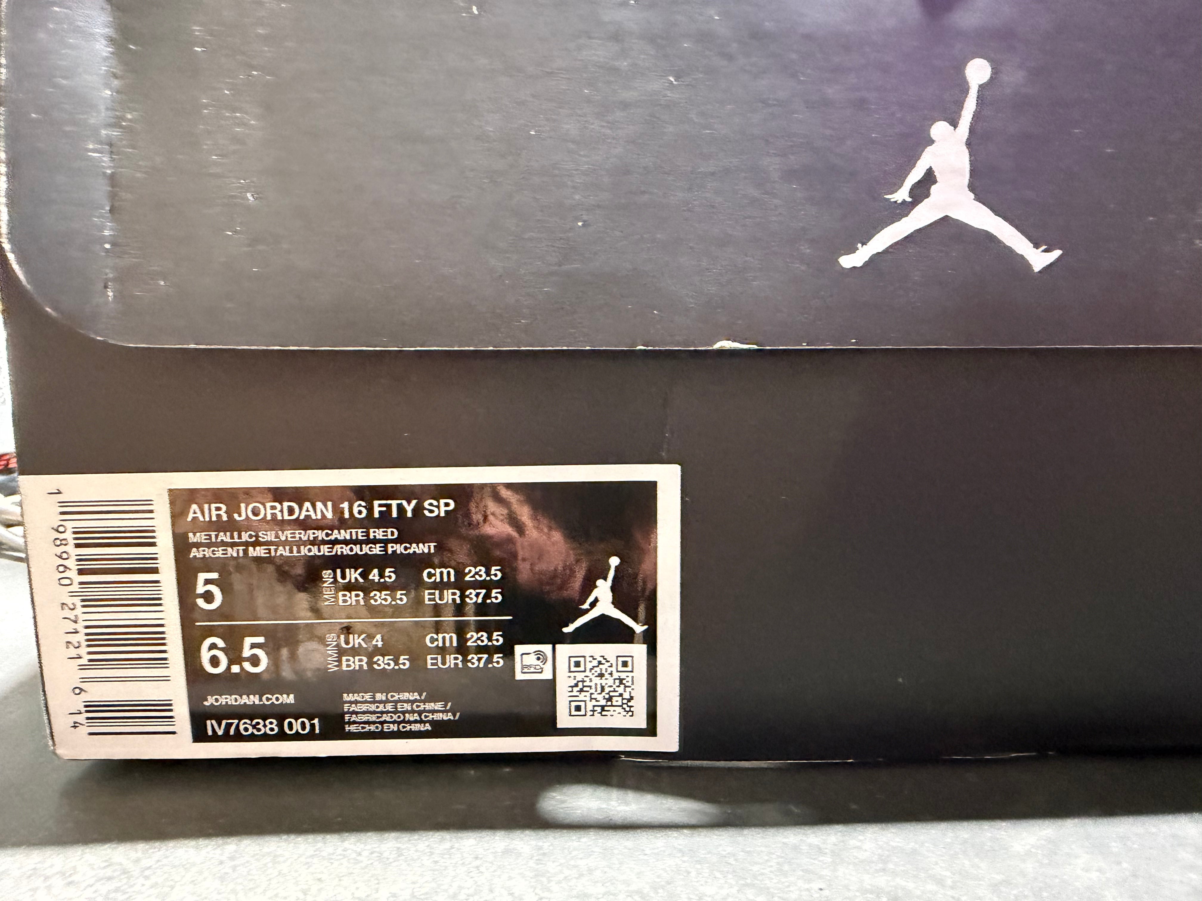 Air Jordan 16 FTY SP - Free The Youth Size 5