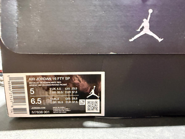 Air Jordan 16 FTY SP - Free The Youth Size 5