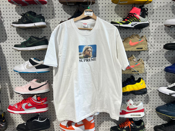 USED Supreme Kurt Tee - White Size XL
