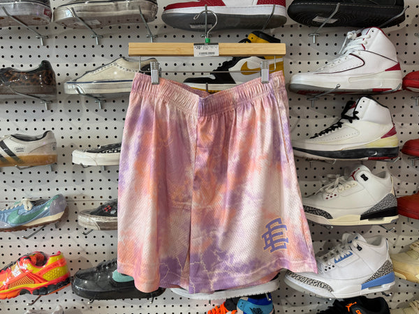 USED Eric Emanuel EE Tie Die Shorts - Pink - Size XL