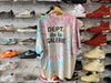 USED Gallery Dept Tie Die Tee - White Pink Yellow - Size XXL