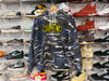 USED Supreme Performance Zip Uo Hooded Sweatshirt - Blue Camo Size Medium