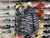 USED Supreme Performance Zip Uo Hooded Sweatshirt - Blue Camo Size Medium