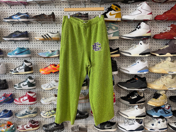 USED Eric Emanuel Boucle Pants - Green Size XXL