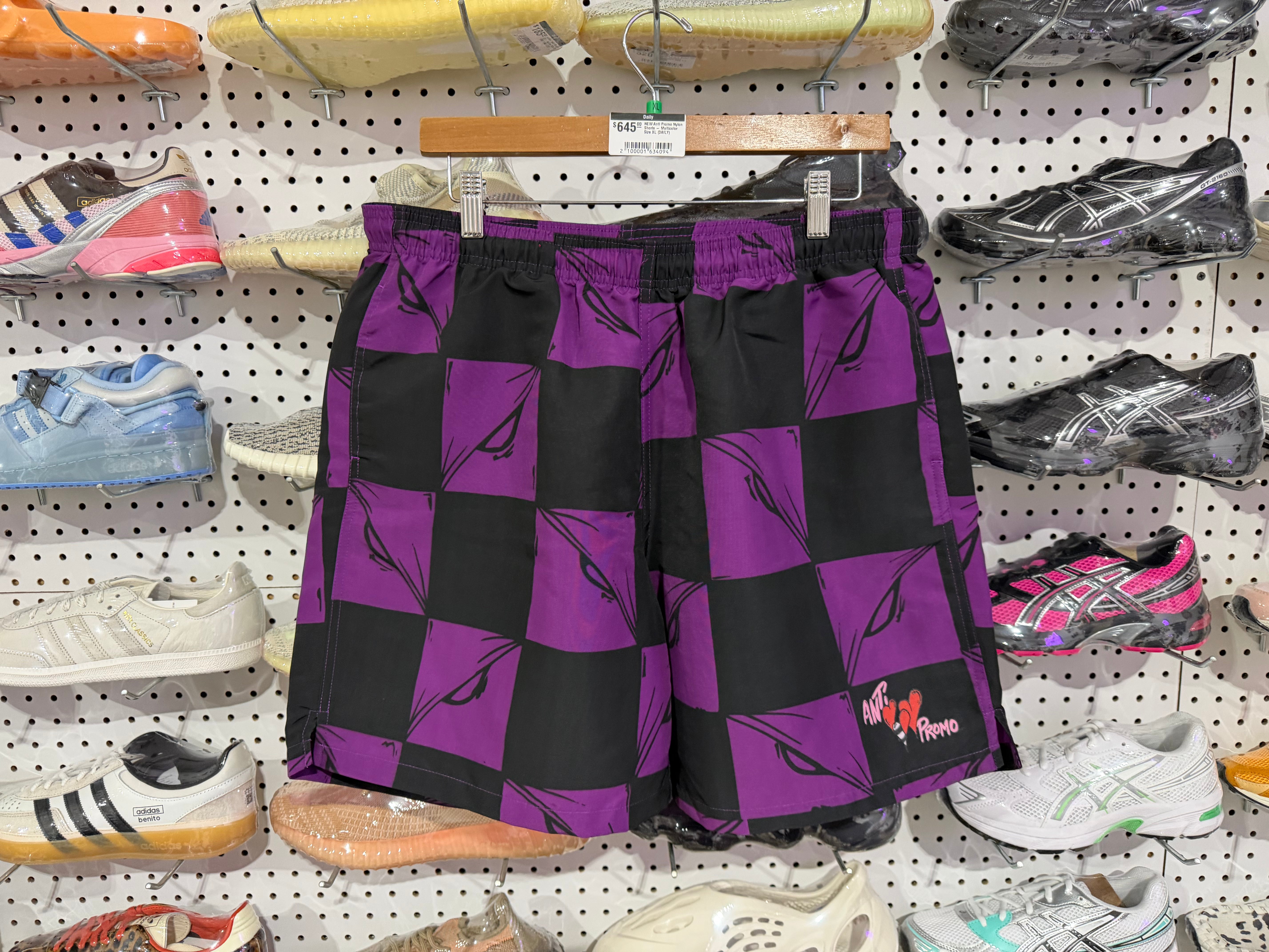NEW Anti Promo Nylon Shorts - Multicolor Size XL