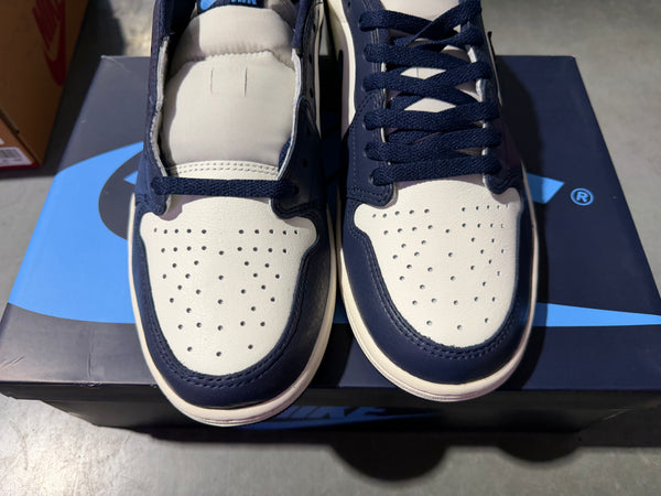 Air Jordan 1 Low OG - Obsidian UNC Size 10.5