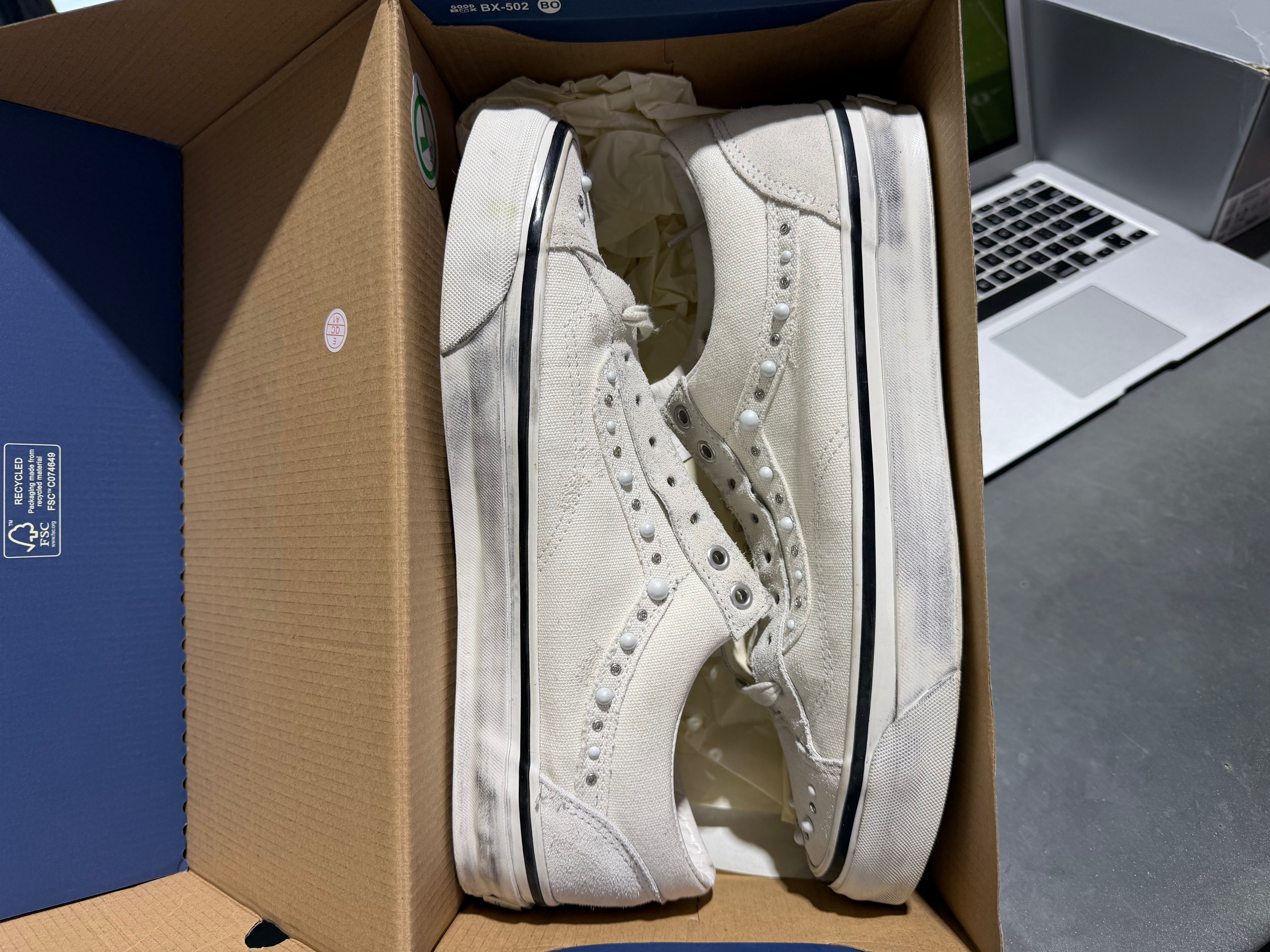 Vans OTW Old Skool 36 Pearlized Pack - Marshmallow Size 11
