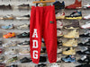 NEW Denim Teas ADG Sweatpants - Red Size Large