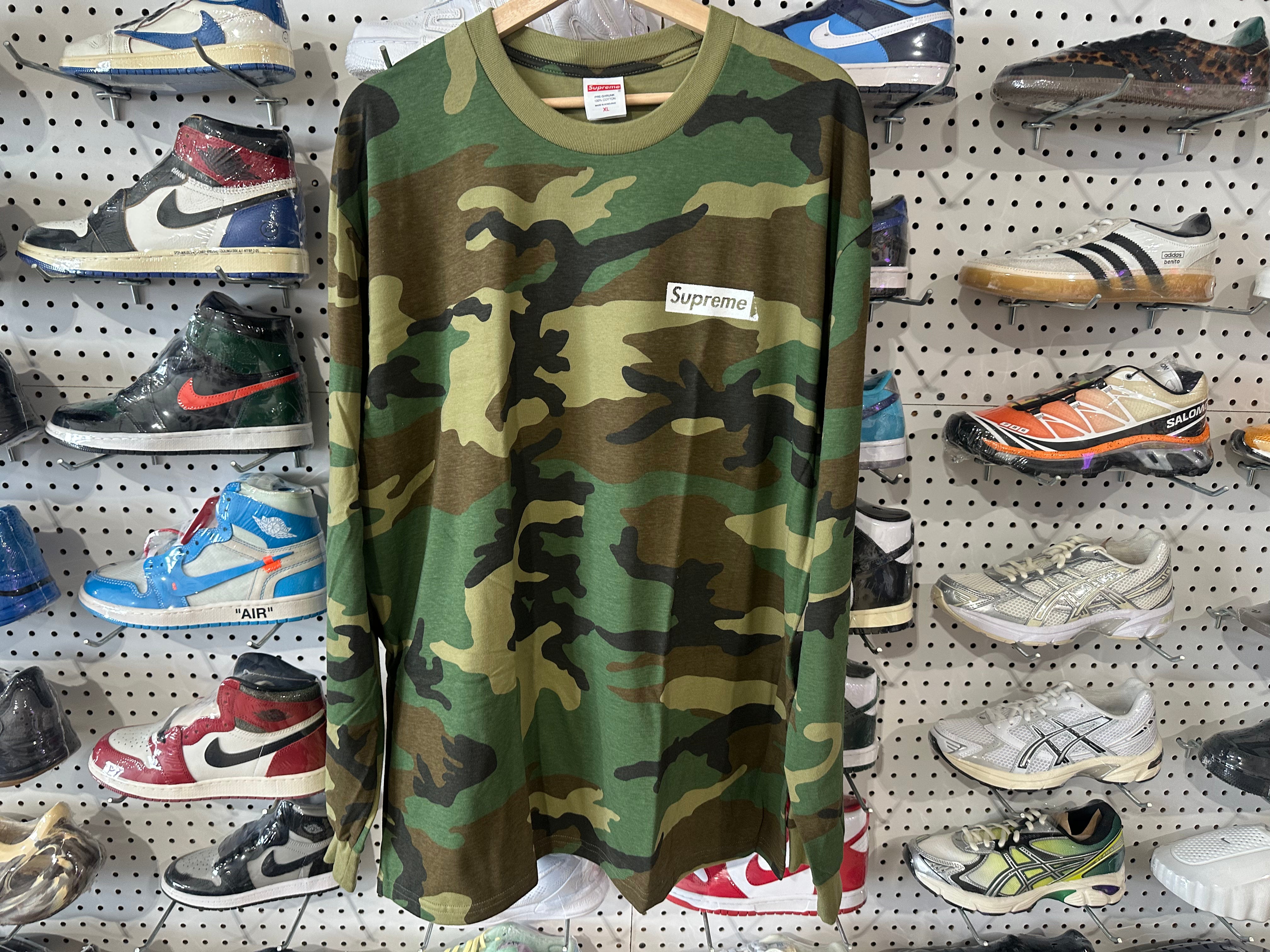 NEW Supreme Monkey LS Tee - Camo Size XL