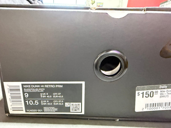 Nike Dunk High - Wu-Tang 2024 Size 9