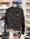 NEW Dior x Kaws Pink Bee Denim Trucker Jacket - Black Size 50 / Medium