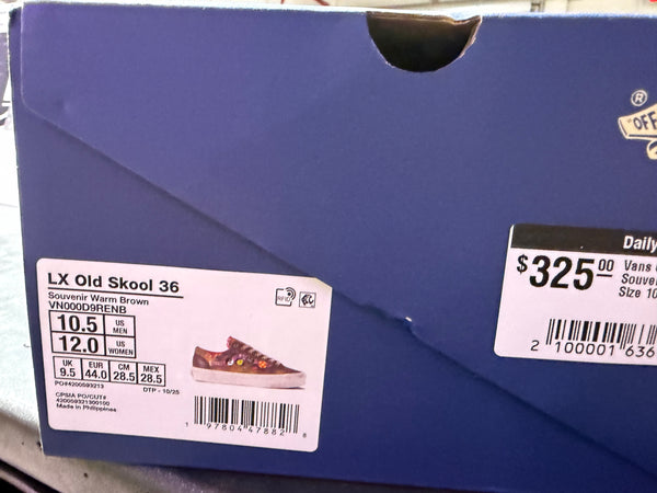 Vans Old Skool 36 LX Souvenir - Burgundy Size 10.5