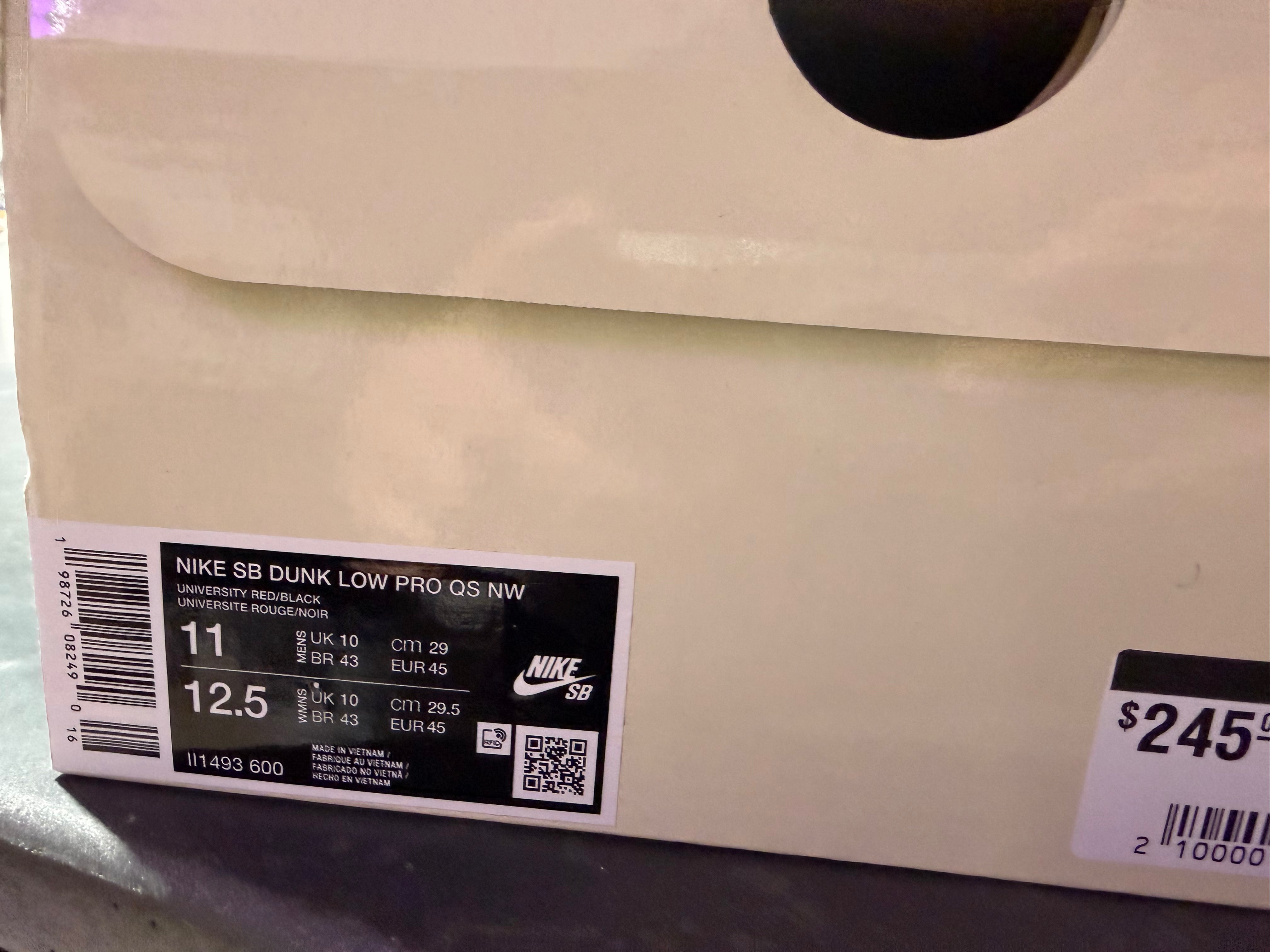 Nike SB Dunk Low Pro QS NW - Nardwuar Size 11