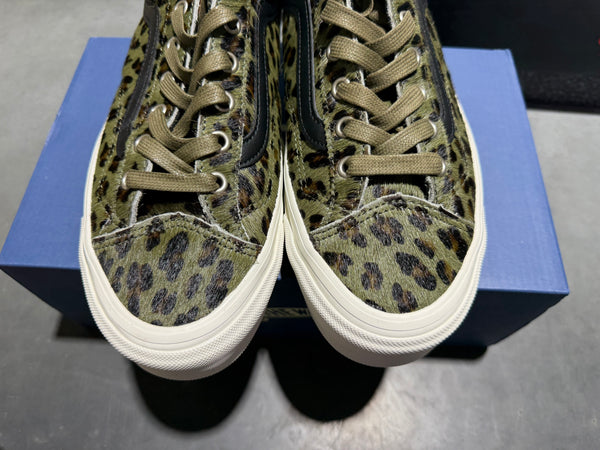 Vans Premium Old Skool 36 - Pony Cheetah Olive Size 11.5