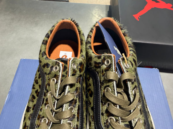 Vans Premium Old Skool 36 - Pony Cheetah Olive Size 11.5
