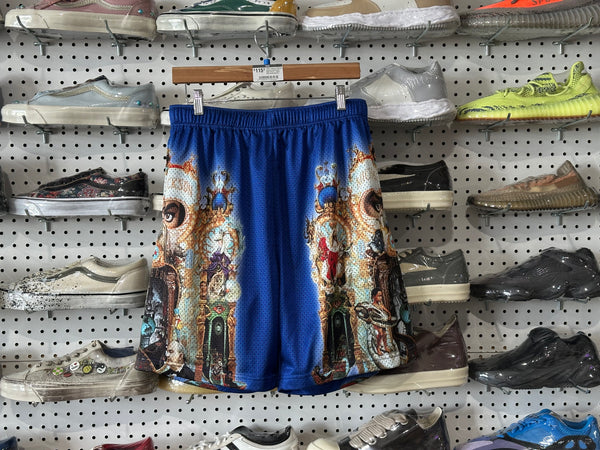 USED Supreme Michael Jackson Dangerous Mesh Short - Blue Size Small
