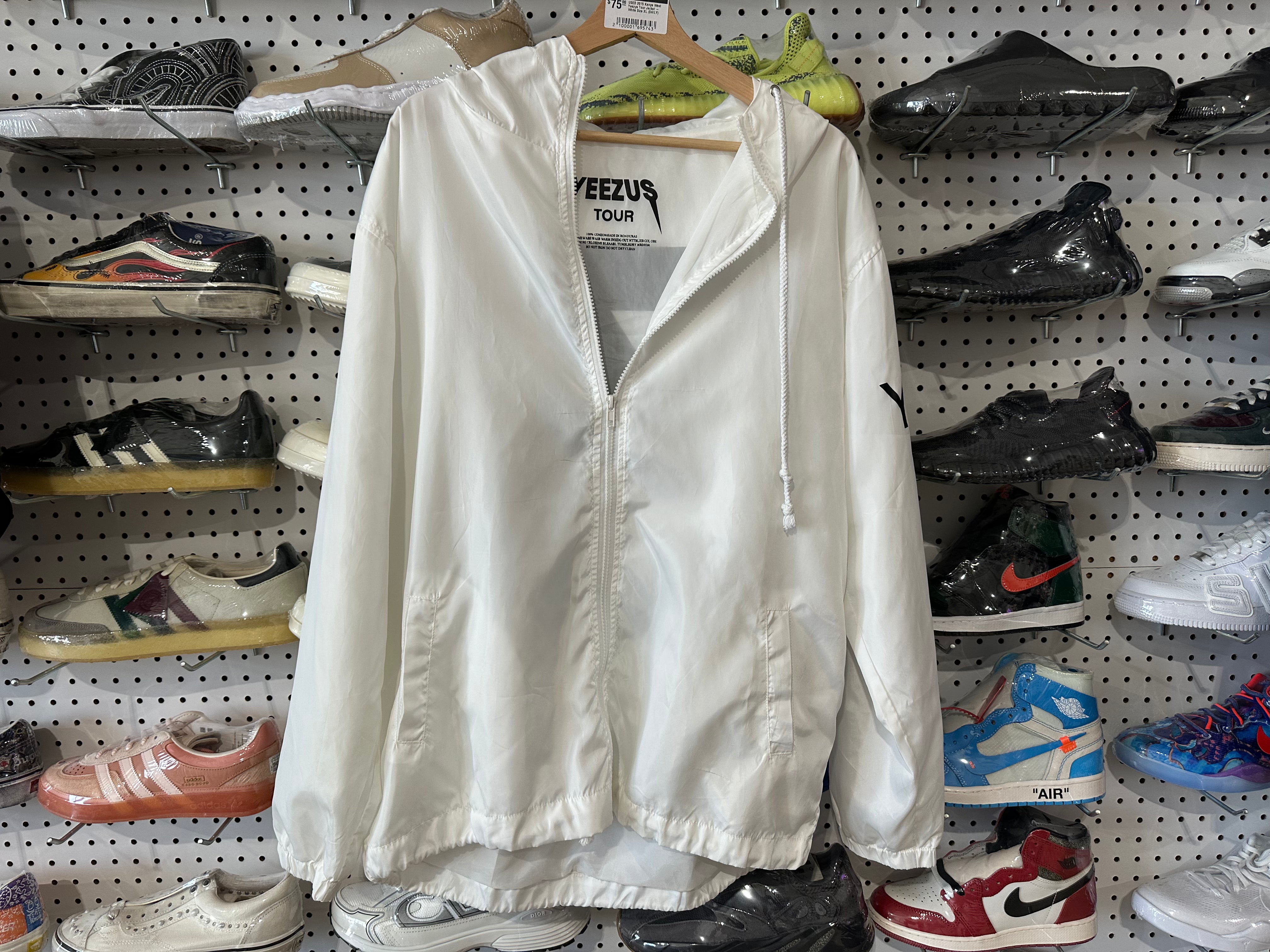 USED 2015 Kanye West Yeezys Tour Jacket - White Size XL