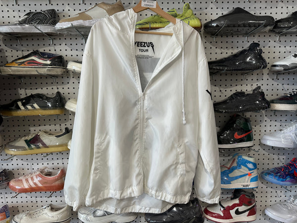 USED 2015 Kanye West Yeezys Tour Jacket - White Size XL