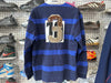 USED Supreme Stripe Rugby - Blue Size Small