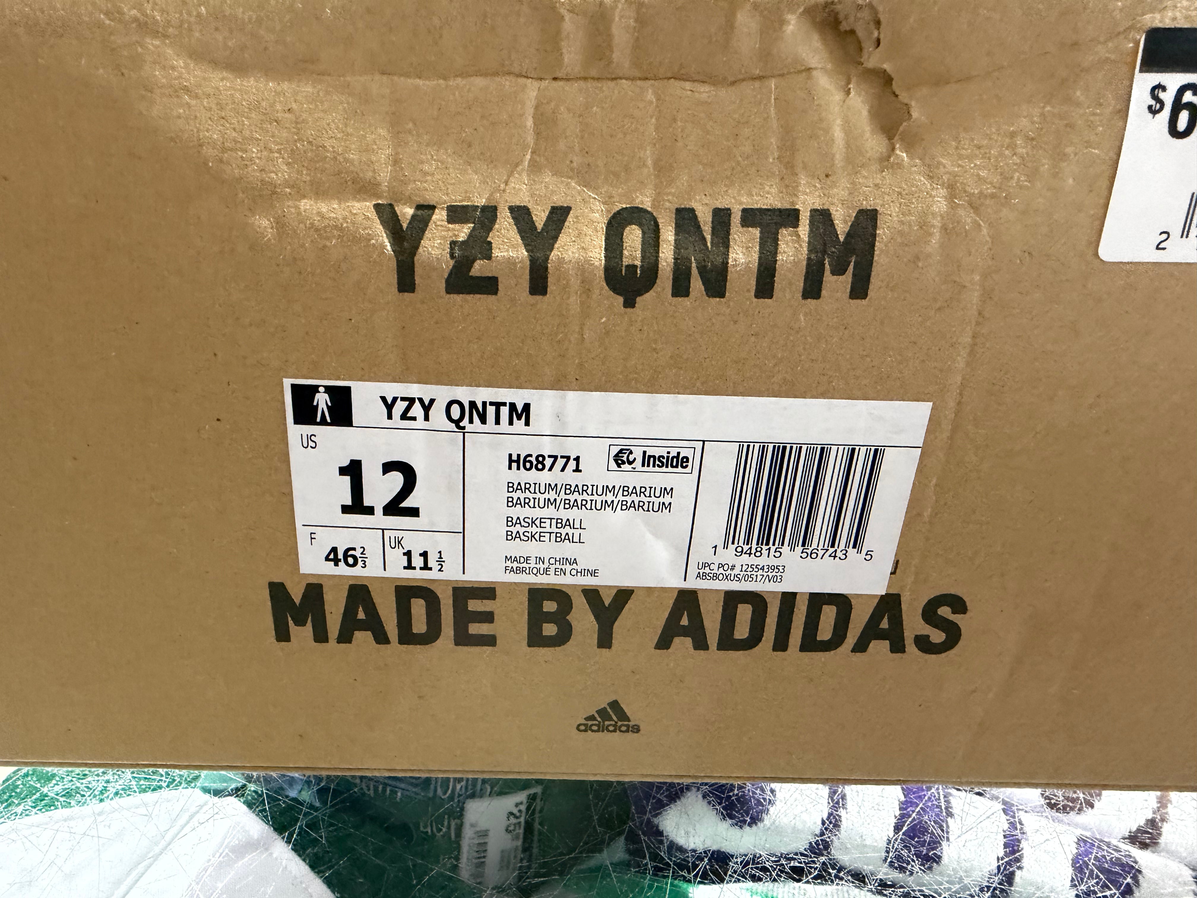 Adidas Yeezy QNTM - Barium Size 12