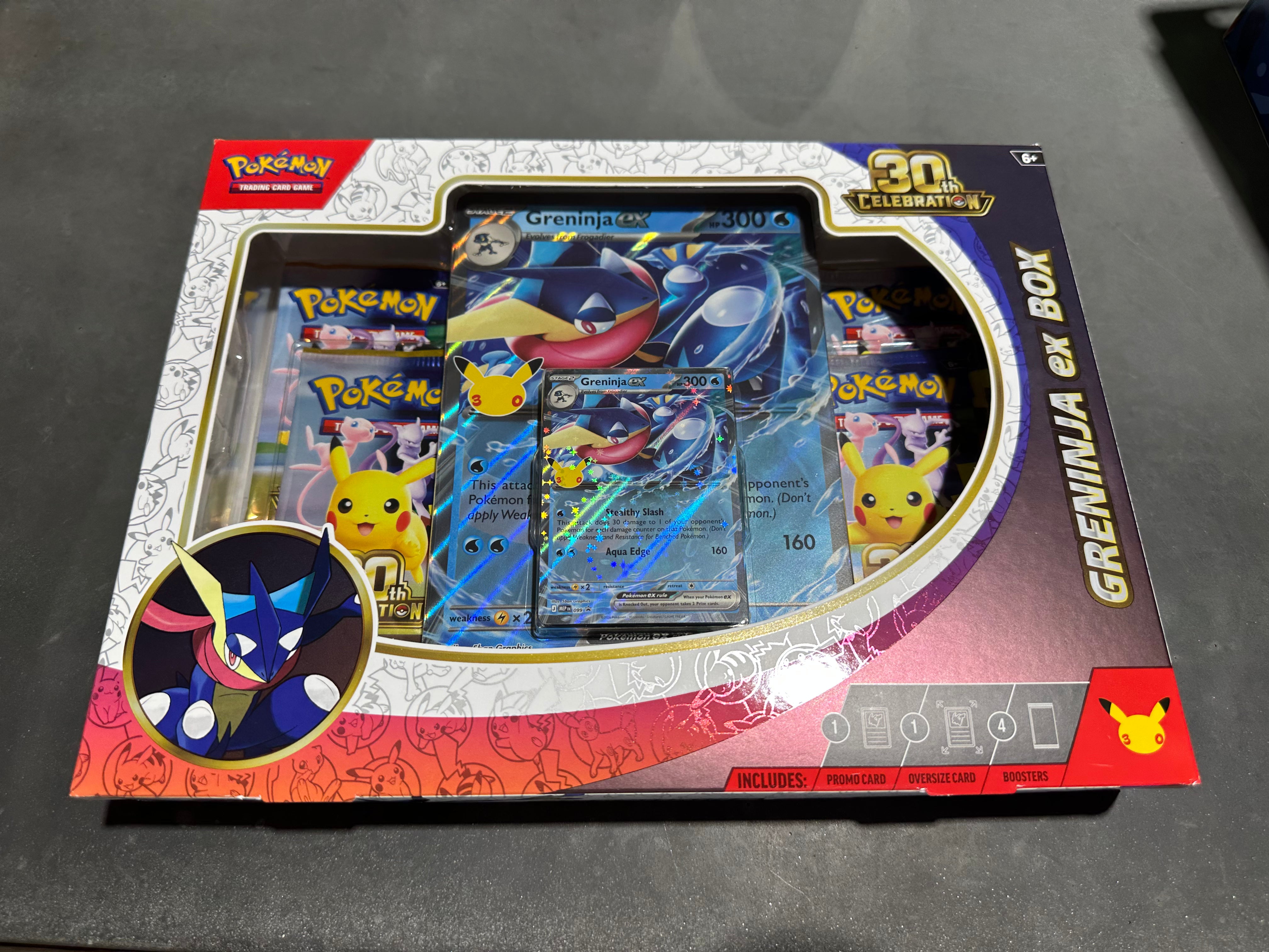 NEW Pokemon 30th Celectraion Greninja ex Box