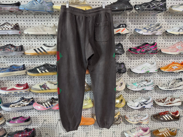 NEW Saint Michael x VLONE Rose Sweatpants - Faded Black Size Medium
