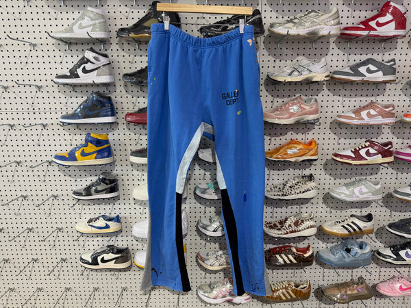 USED Gallery Dept. Flare Sweatpants - Blue Size XXL