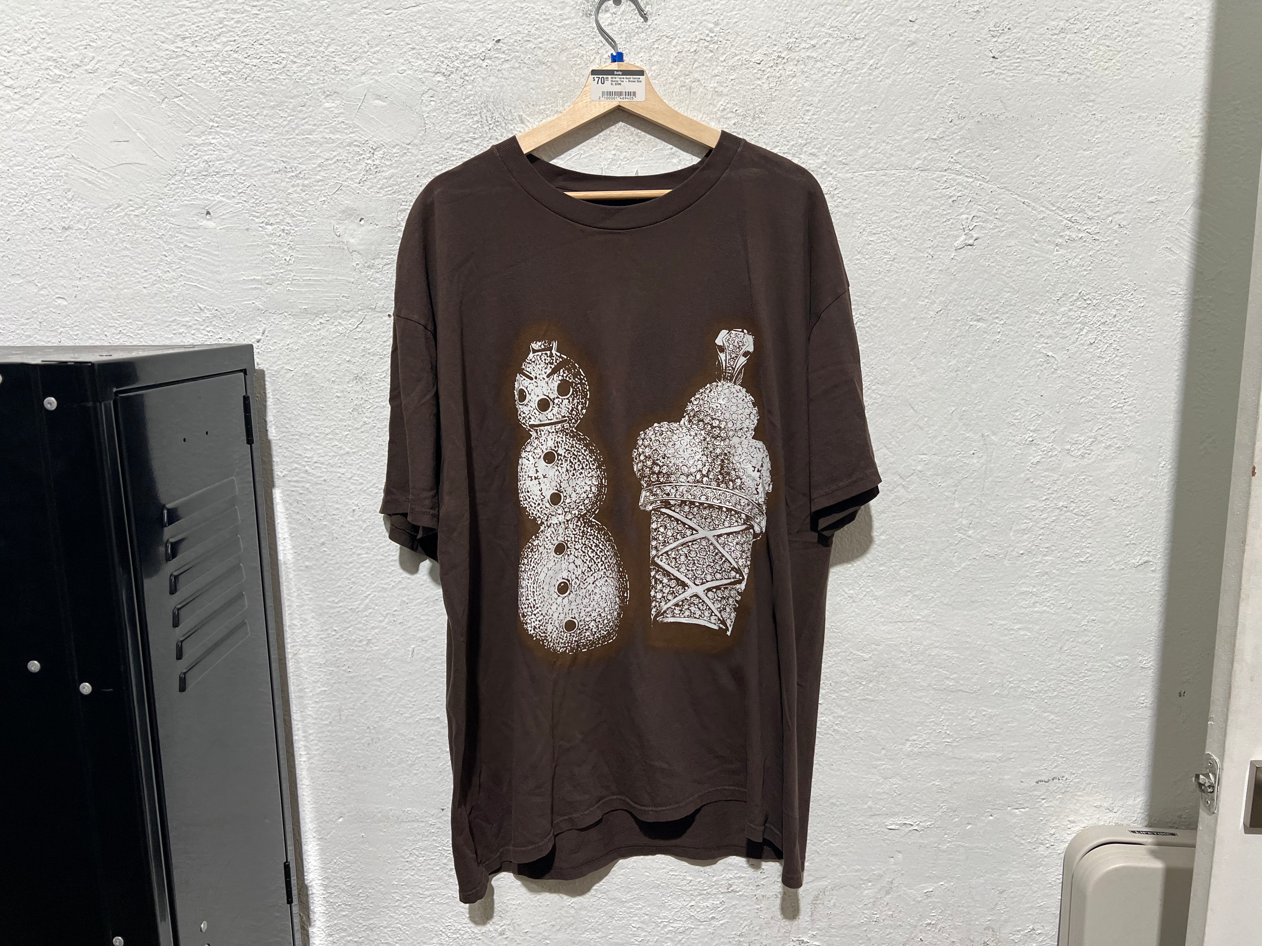 NEW Travis Scott Cactus Verzuz Tee - Brown Size XL