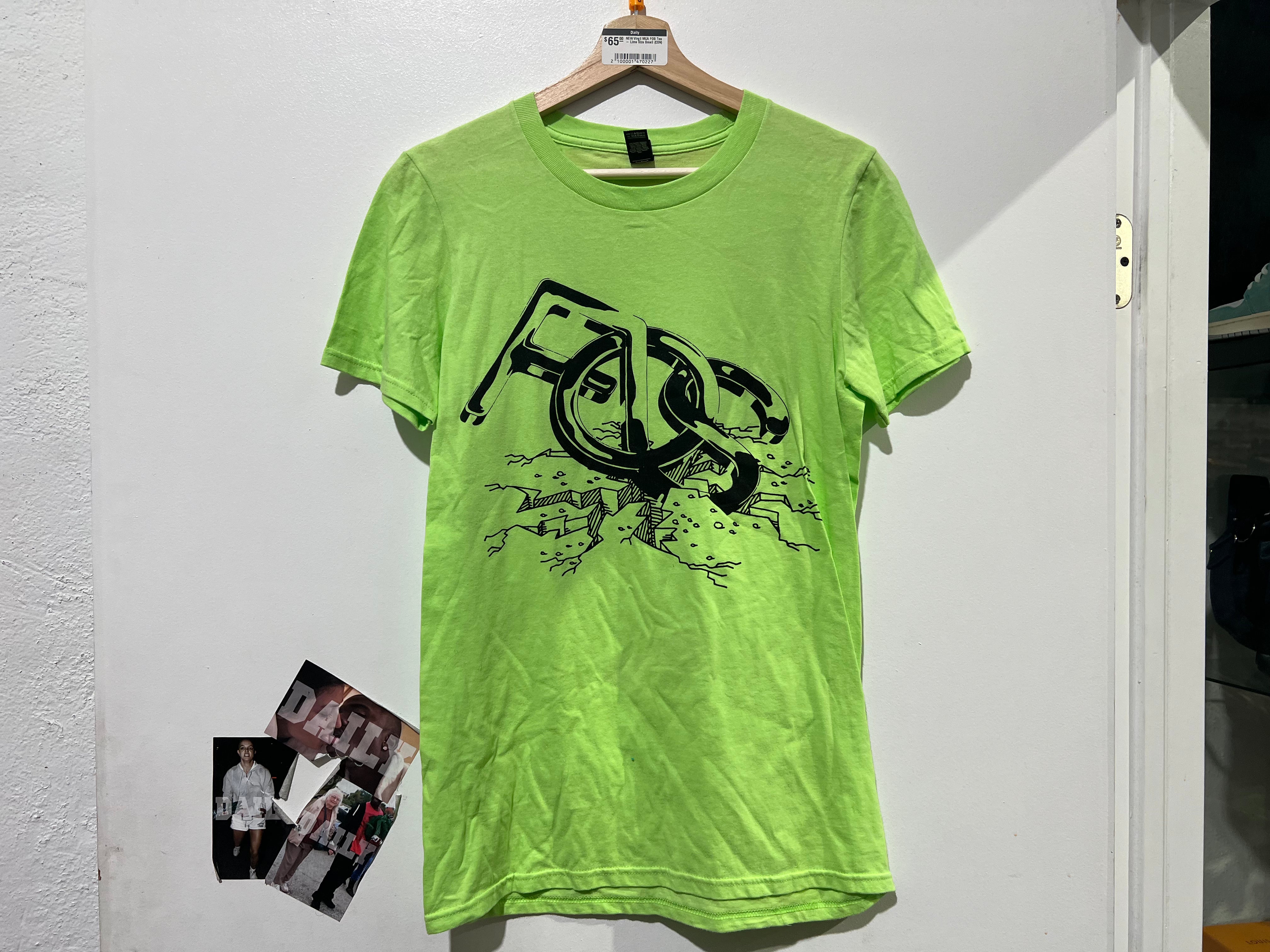 NEW Virgil MCA FOS Tee - Lime Size Small