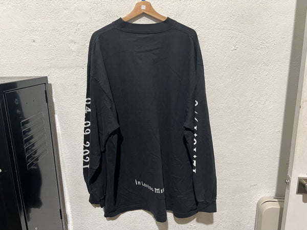 NEW Balenciaga Rip DMX Yeezy LS - Black Size XL