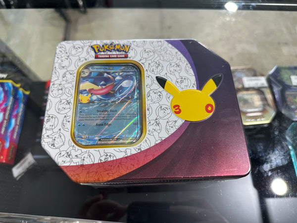 NEW Pokémon 30th Celebration ex Tin