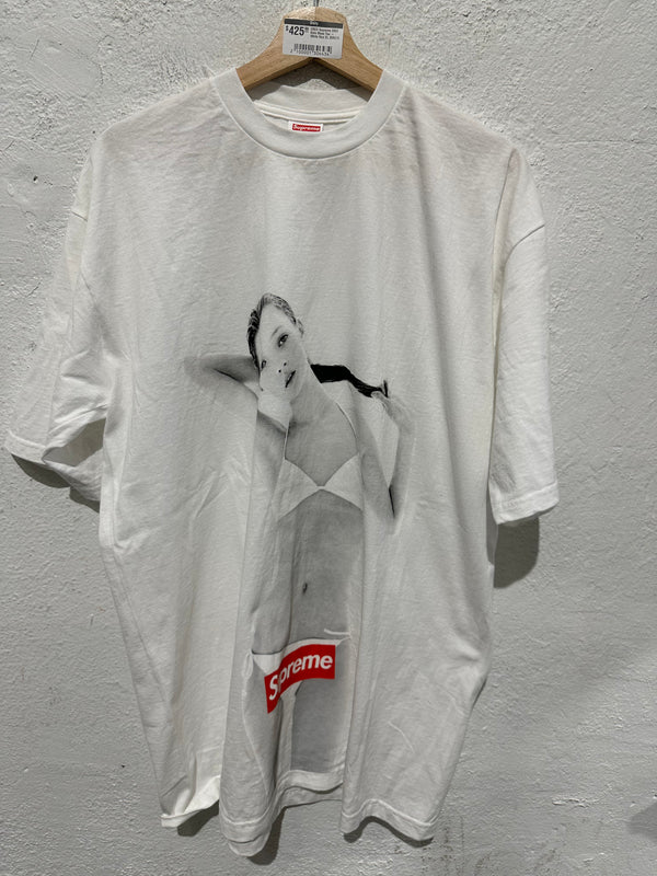 USED Supreme 2003 Kate Moss Tee - White Size XL